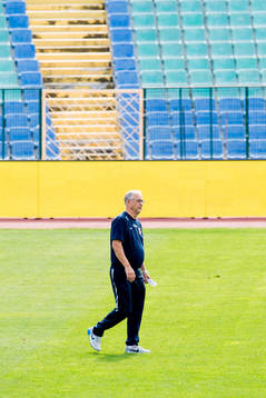 Lars Lagerbäck, head coach of Norway