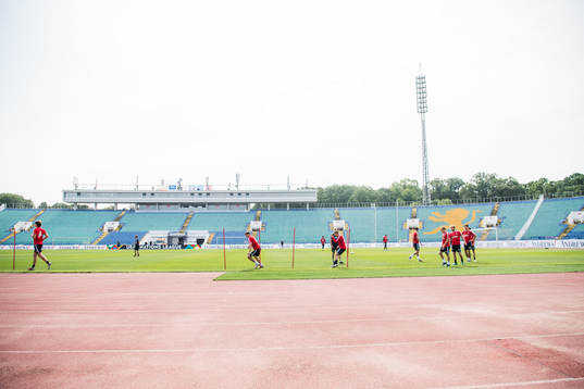 General interior view of Vasil Levski National Stadium