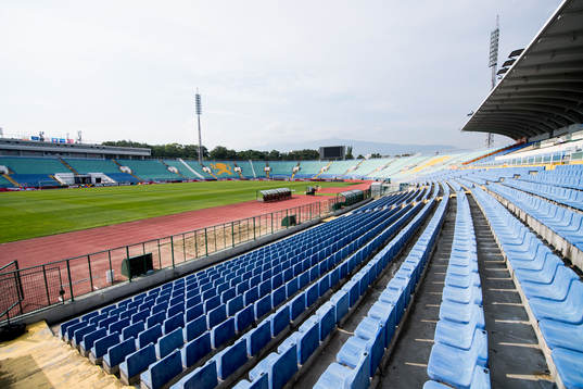 General interior view of Vasil Levski National Stadium