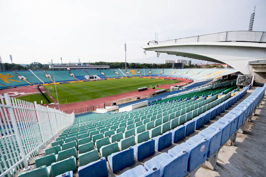General interior view of Vasil Levski National Stadium