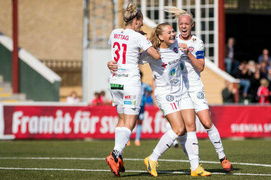 Rosengårds Anja Mittag, Lisa-Marie Utland och Caroline