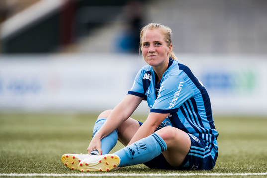 Djurgårdens Irma Helin deppar