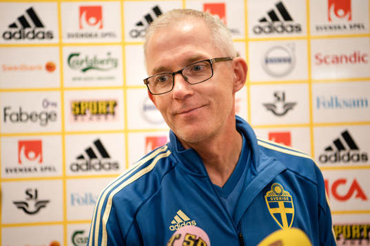 Svenska fotbollförbundets kommunikatör Staffan Stjernholm