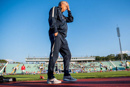Lars Lagerbäck, head coach of Norway
