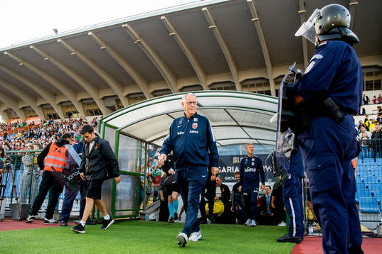 Lars Lagerbäck, head coach of Norway