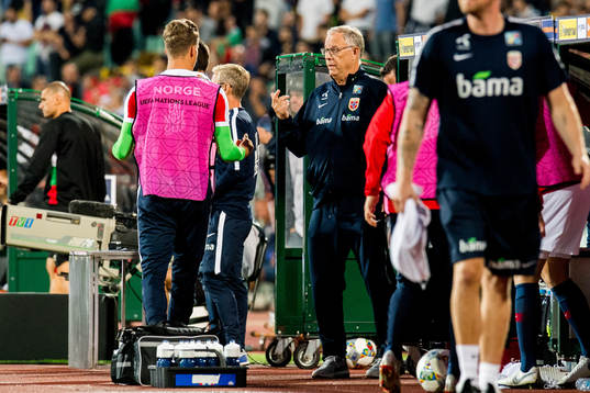 Lars Lagerbäck, head coach of Norway