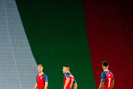 Kristoffer Ajer, Mohamed Elyounoussi and Joshua King of