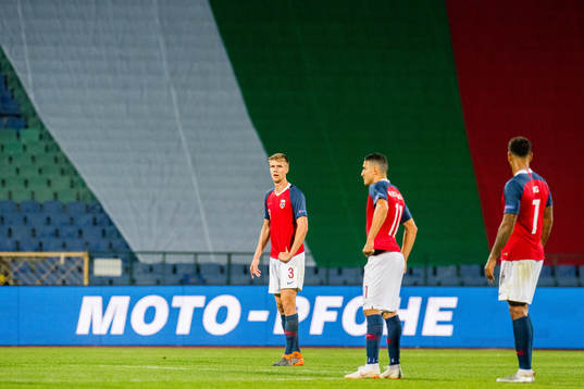 Kristoffer Ajer, Mohamed Elyounoussi and Joshua King of