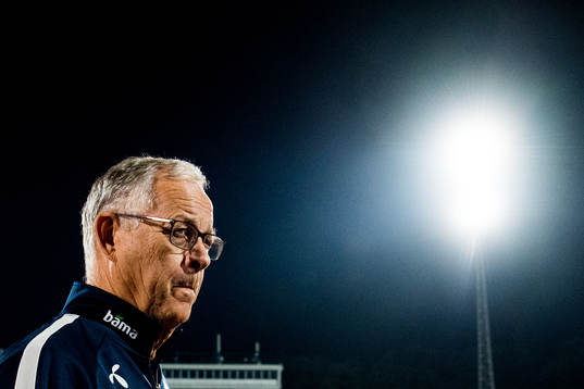 Lars Lagerbäck, head coach of Norway