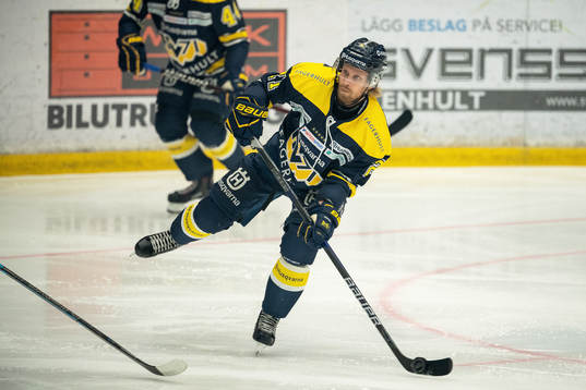 under en träningsmatch i ishockey mellan HV71 och Rögle