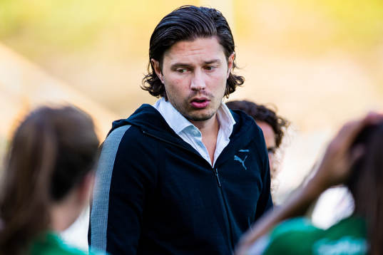 Hammarbys tränare Isak Dahlin