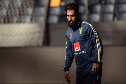 Jimmy Durmaz of the Swedish national football team