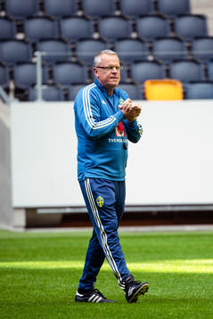 head coach Janne Andersson of the Swedish national football