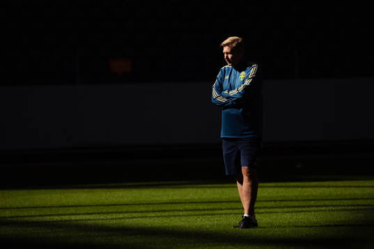 assistant coach Peter Wettergren of the Swedish national