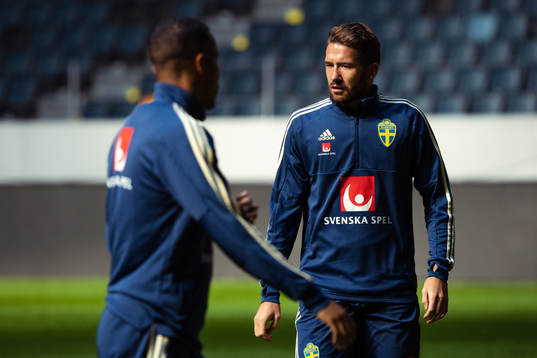 Marcus Rohdén of the Swedish national football team