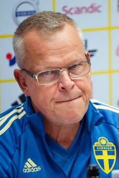 head coach Janne Andersson of the Swedish national football
