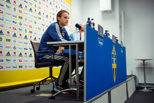 Albin Ekdal of the Swedish national football team