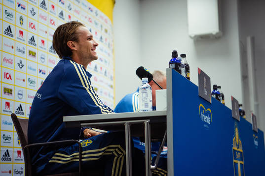 Albin Ekdal of the Swedish national football team