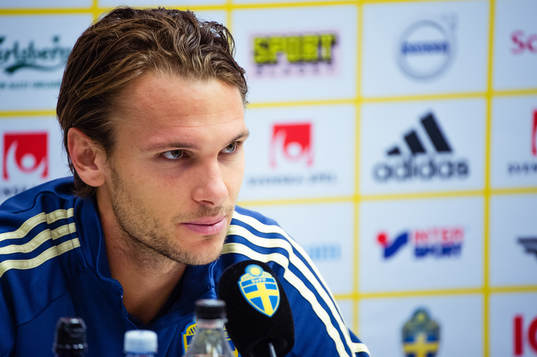 Albin Ekdal of the Swedish national football team
