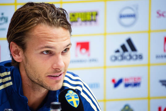 Albin Ekdal of the Swedish national football team
