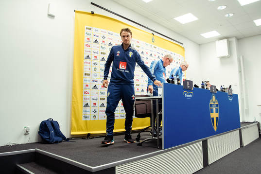 Albin Ekdal of the Swedish national football team