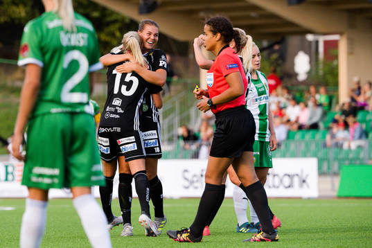 Piteås Nina Jakobsson jublar