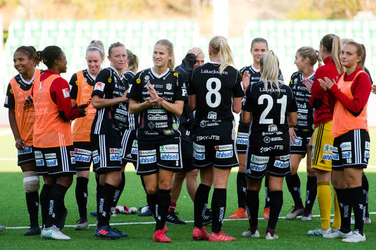 Piteås spelare jublar