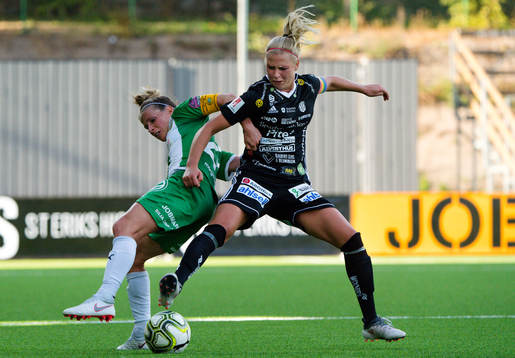Hammarbys Elise Kellond-Knight och Piteås Ellen Löfqvist
