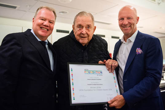 Karl-Erik Nilsson, chairman of the Swedish Football