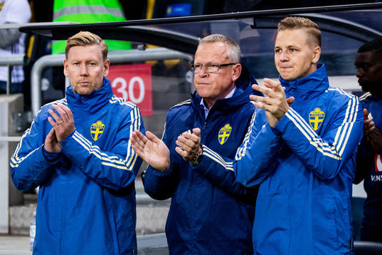 Assistant coach Peter Wettergren, head coach Janne