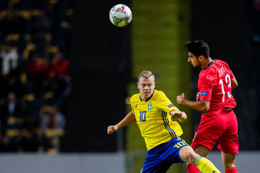 Viktor Claesson of Sweden and Zeki Celik of Turkey