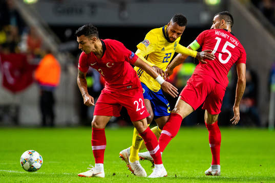 Kaan Ayhan and Mehmet Topal of Turkey against Isaac Kiese