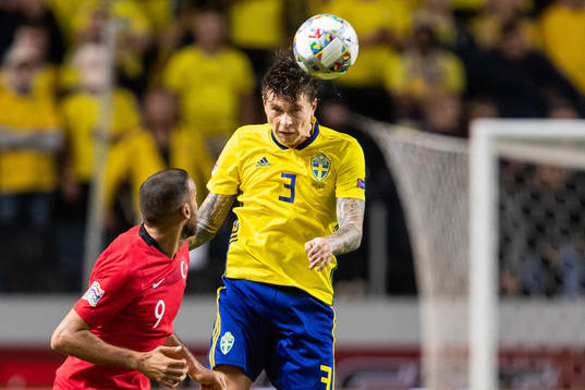 Victor Nilsson Lindelöf of Sweden and Cenk Tosun of Turkey
