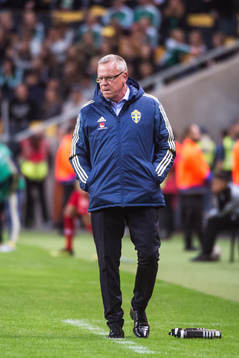 head coach Janne Andersson of Sweden