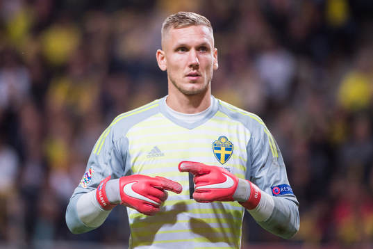 goalkeeper Robin Olsen