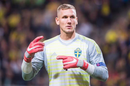 goalkeeper Robin Olsen