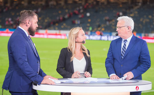 Alexander Axén, Camilla Nordlund and Hasse Backe from Cmore