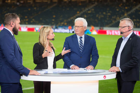 Alexander Axén, Camilla Nordlund and Hasse Backe from