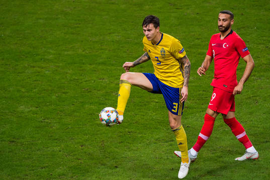 Victor Nilsson Lindelöf of Sweden and Cenk Tosun of Turkey