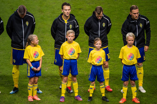 Pontus Jansson, Albin Ekdal, Victor Claesson and Ludwig