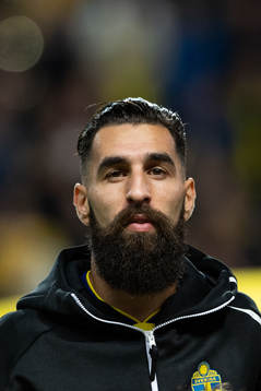 Jimmy Durmaz of Sweden prior the Nations League match