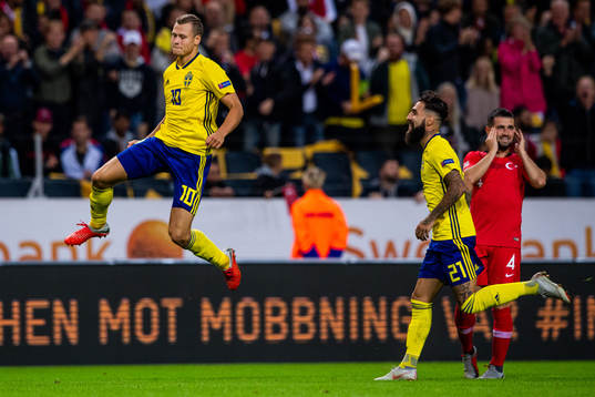 Viktor Claesson of Sweden and Jimmy Durmaz of Sweden