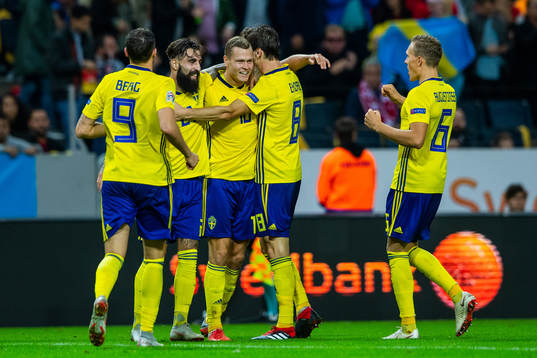 Viktor Claesson of Sweden celebrates