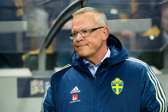 Head coach Janne Andersson prior the Nations League match