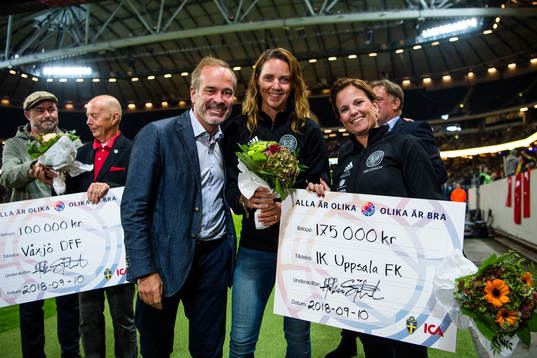 Represents from Swedish football club  Uppsala receives a
