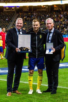 Karl-Erik Nilsson, chairman of the Swedish Football