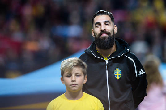 Jimmy Durmaz of Sweden prior the Nations League match