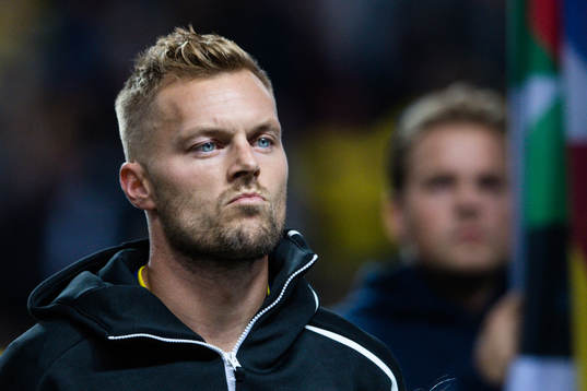 Sebastian Larsson of Sweden prior the Nations League match
