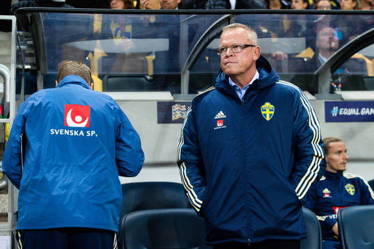 head coach Janne Andersson of Sweden prior the Nations