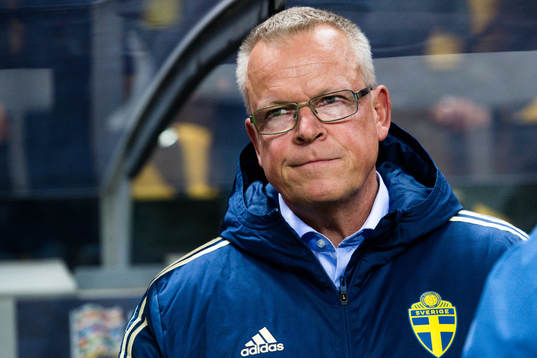 head coach Janne Andersson of Sweden prior the Nations